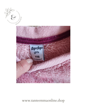 Load image into Gallery viewer, Fleece sweatshirt - pink- deer - girl - 5/6 years - 116 cm