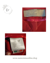 Load image into Gallery viewer, Asymmetric skirt - in red brick color - Fly Girl - made in Italy - elegant - size 42 -