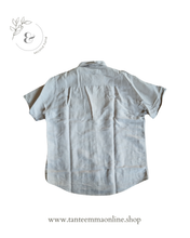 Load image into Gallery viewer, Short-sleeved shirt - beige - man - summer - 100% linen - Ovs