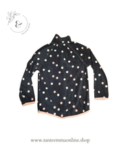 Load image into Gallery viewer, Micro-pile Sweater - Blu & pois - Tessentials - girl - 116 cm