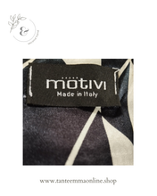 Load image into Gallery viewer, Mini skirt - black and white - polyester and elastane - spring summer - Size 42 - Motivi Tante Emma Online