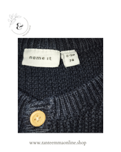 Load image into Gallery viewer, Blue cardigan - boy - 100% cotton - spring and autumn - size 6/9 months - 74 cm Tante Emma Online