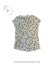 Load image into Gallery viewer, T-shirt Adidas - white and black pois - cotton - girl - 9/10 years
