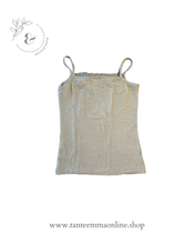Load image into Gallery viewer, Grey tank top with bow - grey - La Perla - girl - 4 year