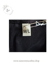 Load image into Gallery viewer, Black Chemise - black - woman - size M/L