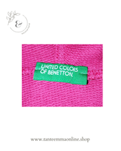 Load image into Gallery viewer, Hooded sweatshirt - Fuchsia - United Colors of Benetton - girl - 5/6 years