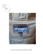 Load image into Gallery viewer, Military green hooded sweatshirt - Emporio Armani - Boy - 8 years - 130 cm