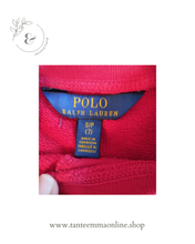 Load image into Gallery viewer, Red sweatshirt - Polo Ralph Lauren - Unisex - 7 years - 130 cm