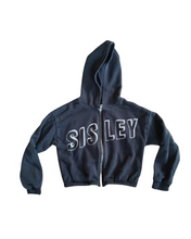 Load image into Gallery viewer, Short black Sweatshirt - girl - Sysley - girl - size M Junior - 7/8 years Tante Emma Online