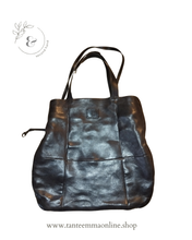 Load image into Gallery viewer, Shoulder bucket bag real leather - A.S. 98 - Hand crafted in Italy - Rock Style Tante Emma Online