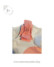 Load image into Gallery viewer, White dress - cotton - Prenatal - bow - girl - 3/4 months