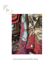 Load image into Gallery viewer, Elegant shirt - long sleeve - cachemir style pattern - white, gold, red and beige - Nara Camicie - Size IV Tante Emma Online