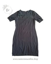 Load image into Gallery viewer, Short sleeve nightshort - black - 80% cotton, 17% poliammide, 3% elastan - woman size L - Intimissimi Tante Emma Online