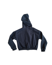 Load image into Gallery viewer, Short black Sweatshirt - girl - Sysley - girl - size M Junior - 7/8 years Tante Emma Online