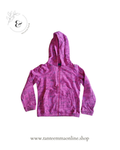 Load image into Gallery viewer, Pink hooded sweatshirt - Cotton and Elastan - girl - spring summer - 8/9 years - Original Marines