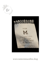 Load image into Gallery viewer, Long sleeve underjacket t-shirt - black - viscosa - size M