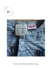 Load image into Gallery viewer, Long sleeve T-shirt - Grey with jeans pocket - 100% cotton - Zara Boys - size 2/3 years, 98 cm Tante Emma Online
