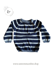 Load image into Gallery viewer, Set trio - Sweatshirt, long sleeve t-shirt and jeans- boy - 100% cotton - size 12/18 months Tante Emma Online