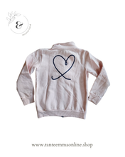 Load image into Gallery viewer, Pink sweatshirt - autumn winter - heart behind - size 5/6 years - girl - Impidimpi Tante Emma Online
