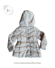 Load image into Gallery viewer, Padded hooded down jacket - Beige - Zara - Girls 9 years