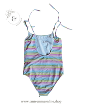 Load image into Gallery viewer, Swimsuit - striped - girl - 5/6 years Tante Emma Online