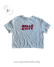 Load image into Gallery viewer, Short t-shirt - Hello Kitty - white - Bershka - woman - size XS