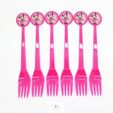 Load image into Gallery viewer, Fun Birthday Party for Kids, Girls, Baby with Minnie Mouse Party Decoration Theme Party Supplies - Tableware, Set - Paper Cup, Plate - Tante Emma Online