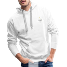 Load image into Gallery viewer, Felpa con cappuccio premium da uomo - weiß