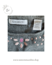 Carica l&#39;immagine nel visualizzatore di Gallery, Maglione con decorazione a fiori - Grigio - Okaidi - bambina - 4 anni - 104 cm
