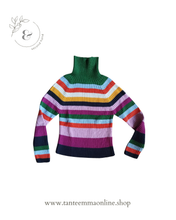 Load image into Gallery viewer, Long neck sweater - colored - united colors of benetton - girl - 4/5 years
