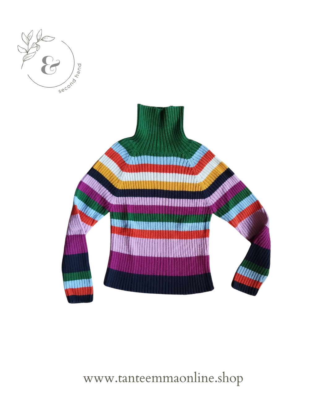 Long neck sweater - colored - united colors of benetton - girl - 4/5 years