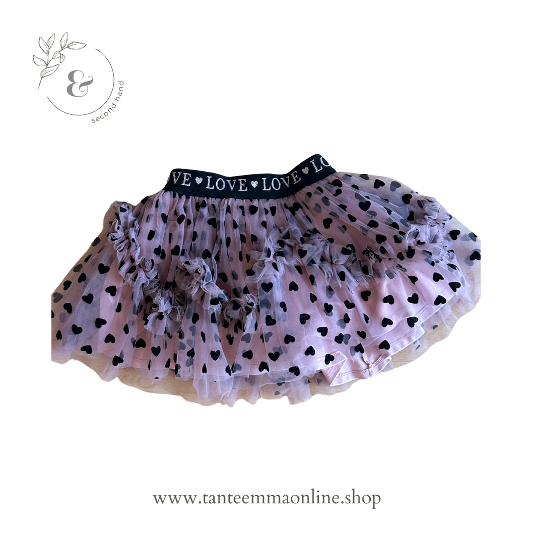 Skirt, Pink, with hearts, girls 6 yrs | Original Marines Tante Emma Online