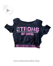 Load image into Gallery viewer, Gym short t-shirt - black - girl - size 8/10 years - 134/140 cm

