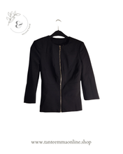 Load image into Gallery viewer, Jacket and dress Elisabetta Franchi - elegant and black - woman - size 40
