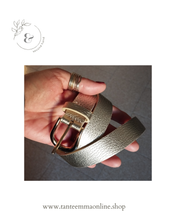 Carica l&#39;immagine nel visualizzatore di Gallery, Belt in real leather in gold color - woman - new without tag Tante Emma Online
