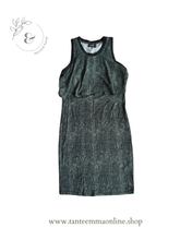 Load image into Gallery viewer, Sleeveless dress - spotted green and black - Liu-Jo - woman - size 40
