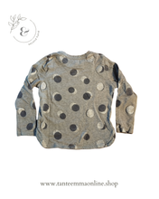 Load image into Gallery viewer, Sweatshirt with pois - grey and silver - Ovs - girl - 5/6 years
