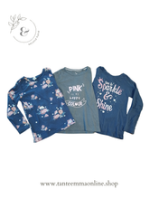 Load image into Gallery viewer, Set of 3 long-sleeved t-shirt - cotton - 2/4 years
