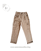 Carica l&#39;immagine nel visualizzatore di Gallery, Pantaloni cargo - beige - donna - 100% poliestere - Primark - taglia eur 38
