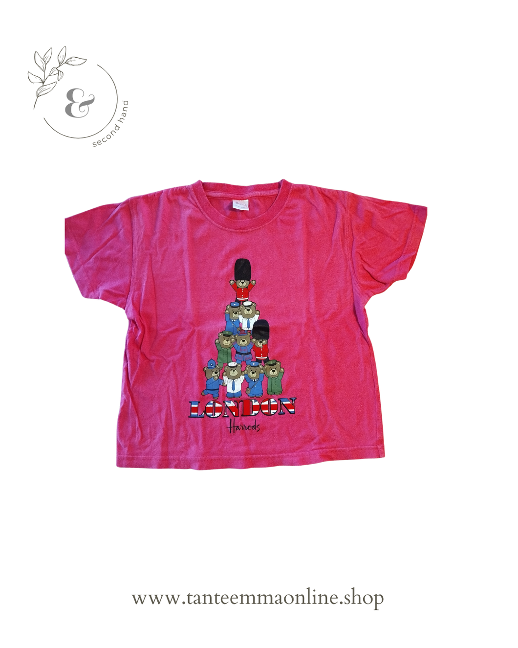 T-shirt - fuchsia - Harrods London - girl - 3/4 years