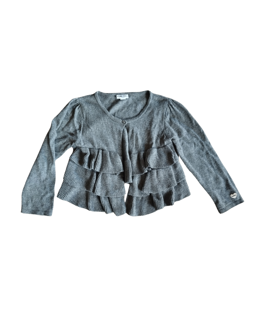 Maglione in cotone e angora - grigio - bambina - 3 anni - 98 cm