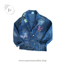 Carica l&#39;immagine nel visualizzatore di Gallery, Jeans Jacket - Blue - Girl - 4-5 years Tante Emma Online
