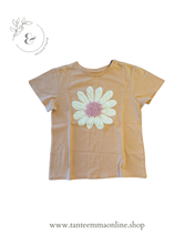 Load image into Gallery viewer, Pink t-shirt with daisy - cotton - H&amp;M - girl - 6/8 years
