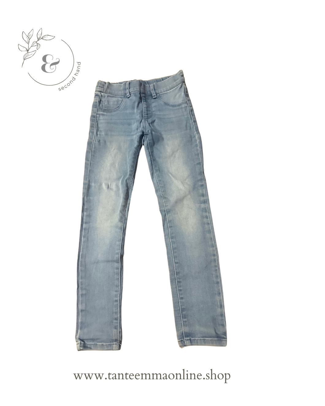 Jeans elasticizzati - azzurro - Dopodopo Bambina - taglia 6/7 anni - 122 cm