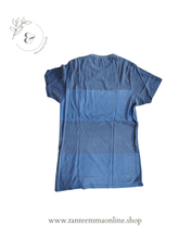 Load image into Gallery viewer, Short sleeve t-shirt - striped - light and dark blue - Pull &amp; Bear - size S
