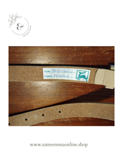 Carica l&#39;immagine nel visualizzatore di Gallery, Real leather belt in ivory color - made in Italy - new without tag - woman Tante Emma Online
