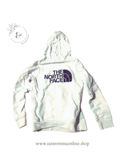 Carica l&#39;immagine nel visualizzatore di Gallery, Felpa con cappuccio - bianca - the north face - bambina - taglia M Junior
