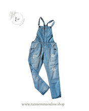 Load image into Gallery viewer, Dungarees in light denim - woman - size M - Kontatto
