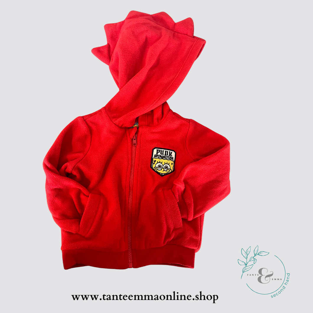 Tante emma-Sweatshirt spongebob-4 seasons-3/6M-red hooded fantasy-original marins Tante Emma Online