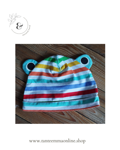 Striped colored hat - 100% cotton - H&M - spring summer - baby 4/6 months Tante Emma Online